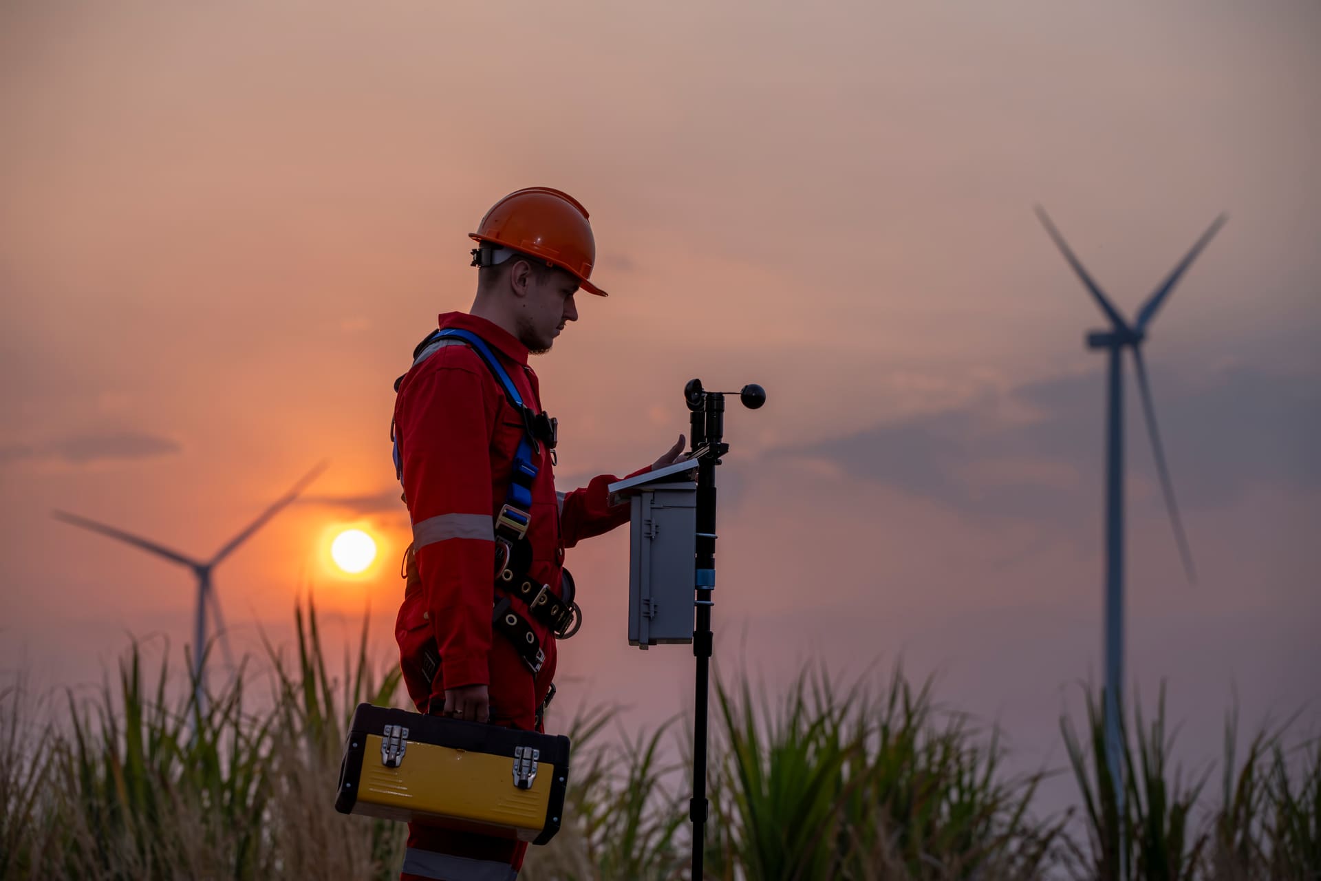 Engineer in the field